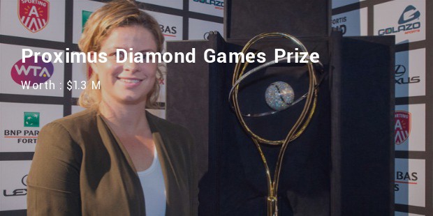 proximus diamond games prize worth