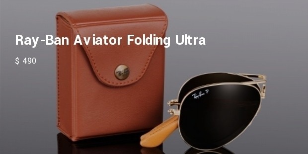 ray ban aviator folding ultra