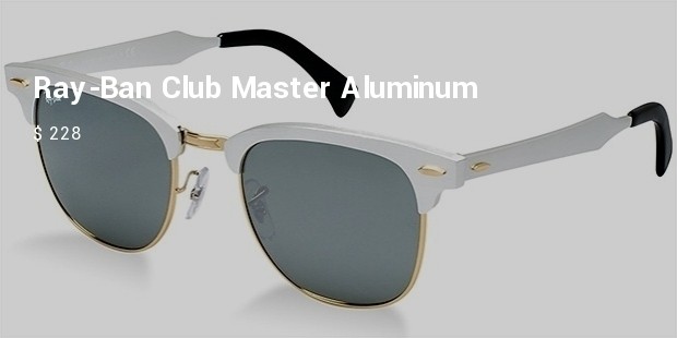 ray ban club master aluminum