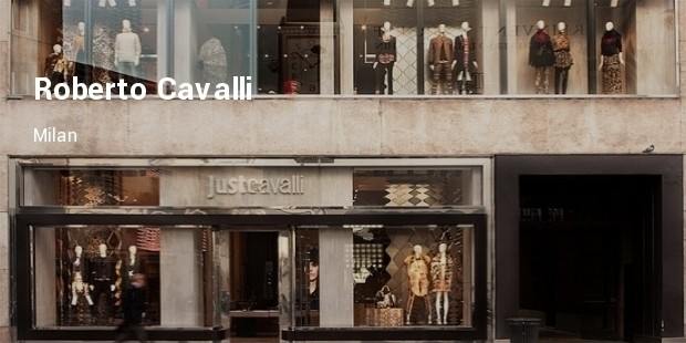 roberto cavalli, milan