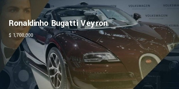 ronaldinho : bugatti veyron