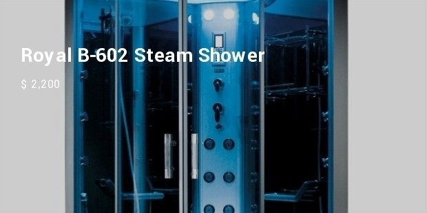 royal b 602 steam shower