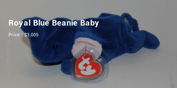 royal blue beanie baby