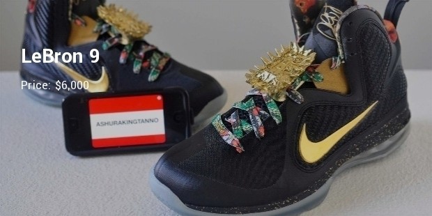 lebron shoes most expensive