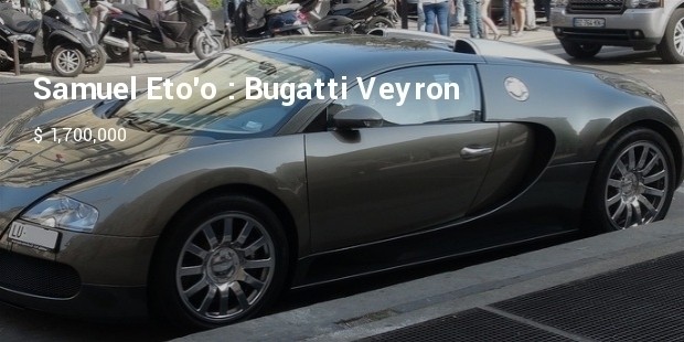 samuel etoo : bugatti veyron