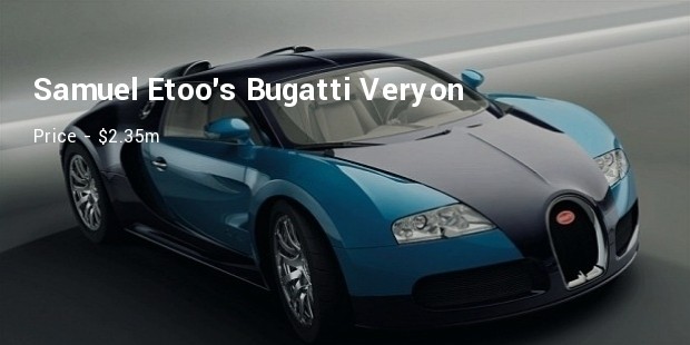 samuel etoos bugatti veryon