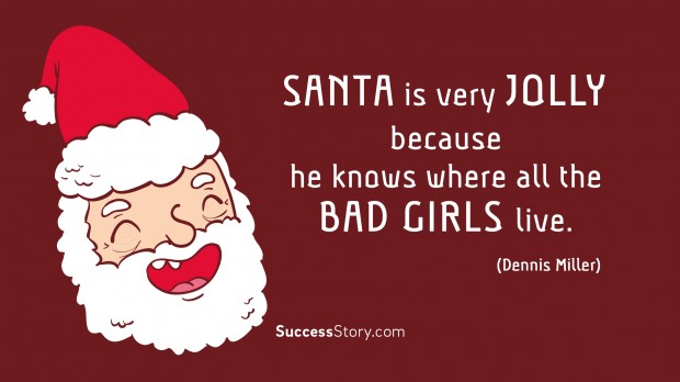 santa is very