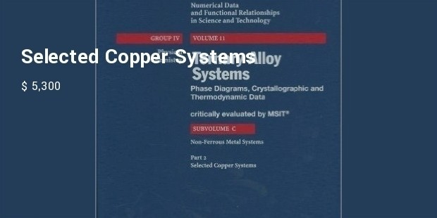 selected copper systems