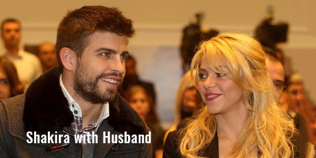 shakira with husband