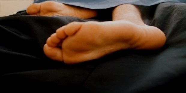 sleeping foot