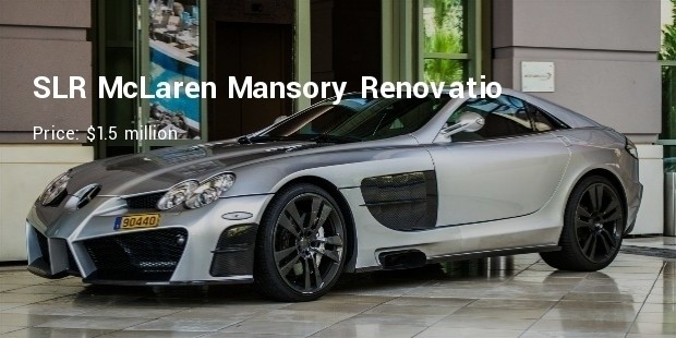 slr mclaren mansory renovatio