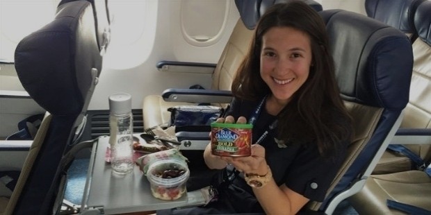 snacks on the plane