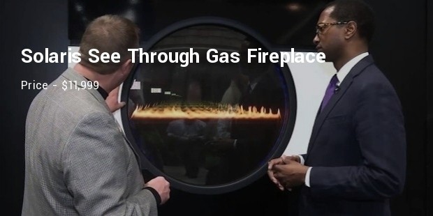 solaris seethrough gas fireplace