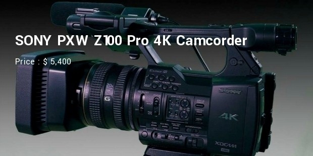 sony pxw  z100 pro 4k camcorder