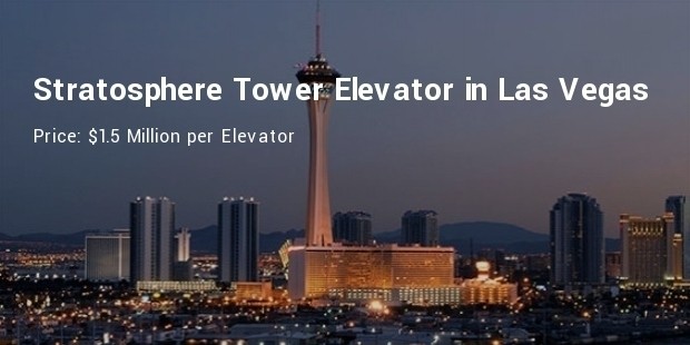 stratosphere tower elevator in las vegas