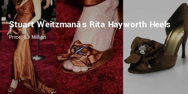 stuart weitzman rita hayworth heels $3 million