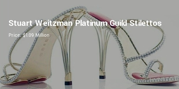 stuart weitzman platinum guild stilettos