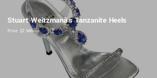 stuart weitzman’s tanzanite heels