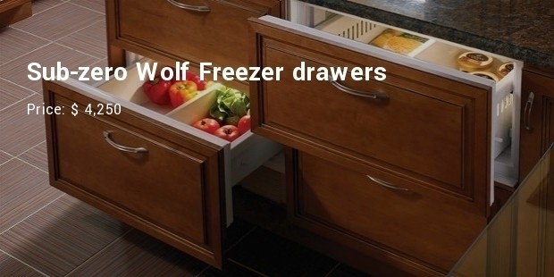 Sub-zero Wolf Freezer drawers