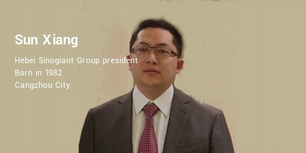 sun xiang sinogiant group president