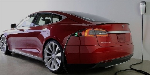 tesla electric concept car