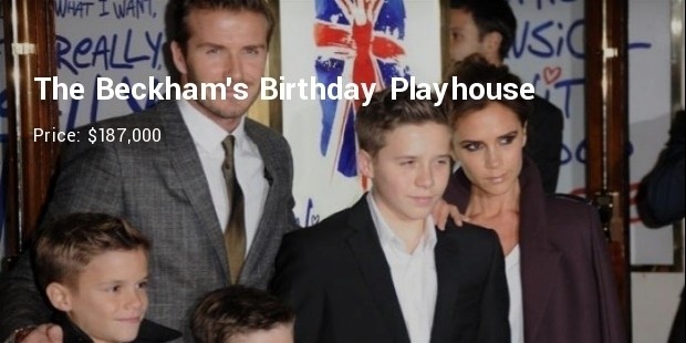 the beckham s birthday playhouse