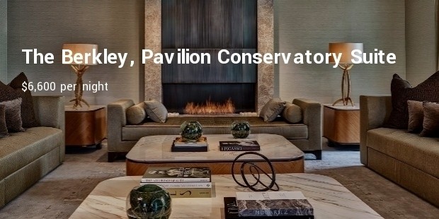 the berkley, pavilion conservatory suite