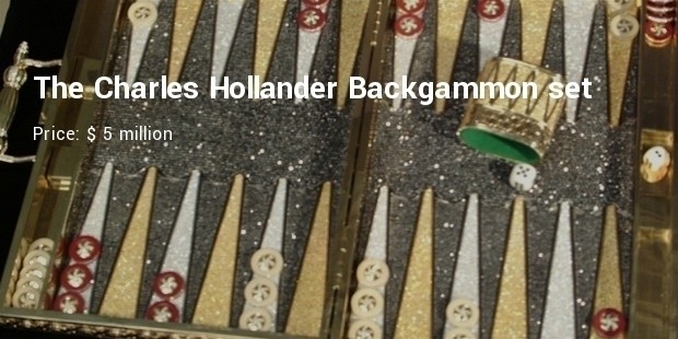 the charles hollander backgammon set