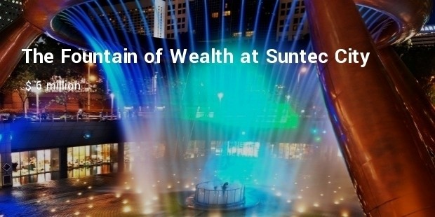 the fountain of wealth at suntec city complex