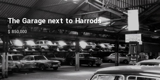 the garage next to harrods