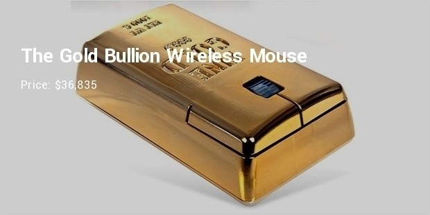 the gold bullion wireless mouse