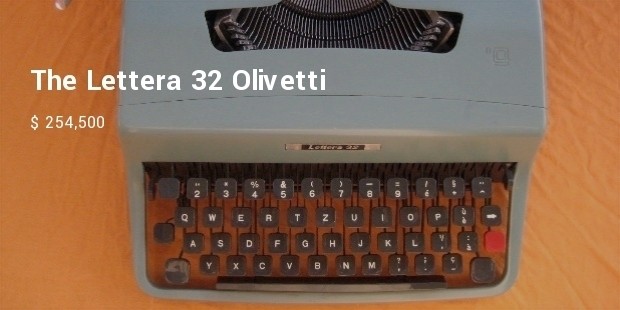 the lettera 32 olivetti manual machine