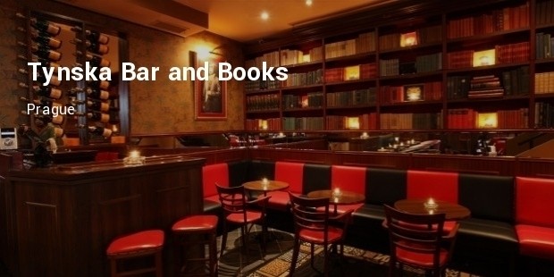 tynska bar and books  prague