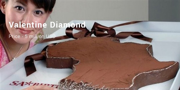 Valentine Diamond Chocolate Cake