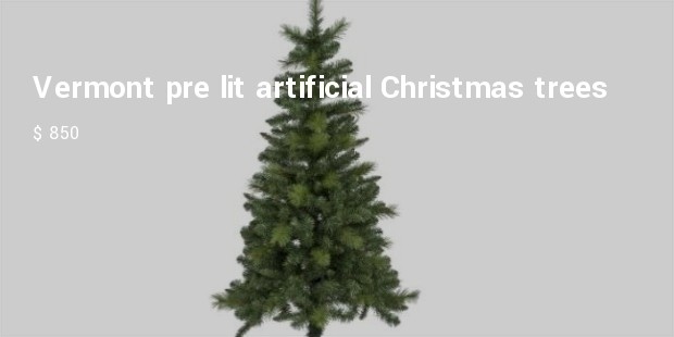 vermont pre lit artificial christmas trees