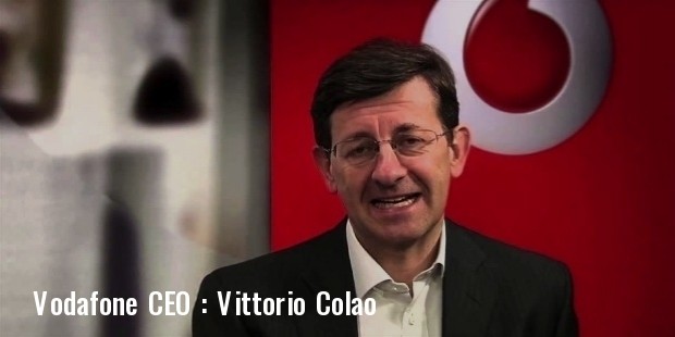 vittorio colao  vodafone   ceo