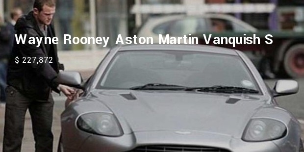 wayne rooney  aston martin vanquish s