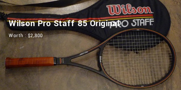 the MOST EXPENSIVE Tennis Racquet in the World 