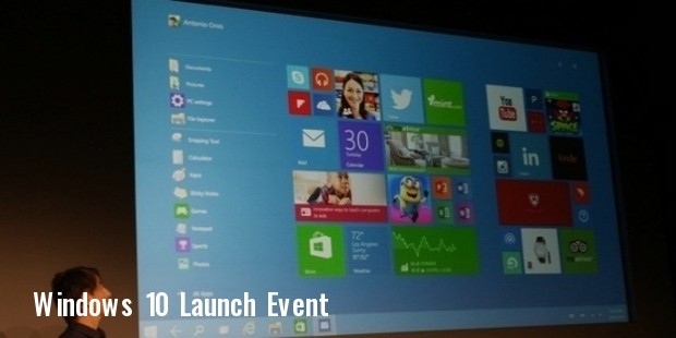 windows 10 release date event