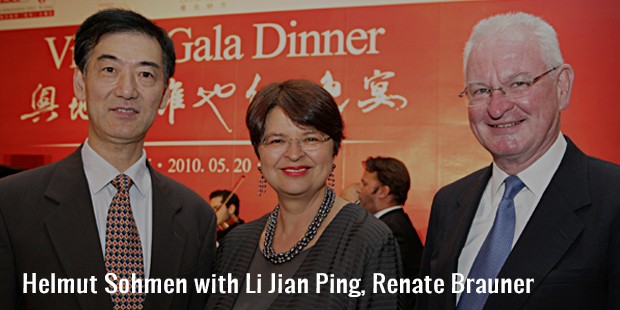 with li jian ping, renate brauner and helmut sohmen