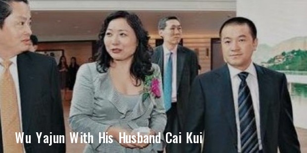 wu yajun  m  and her ex husband cai kui