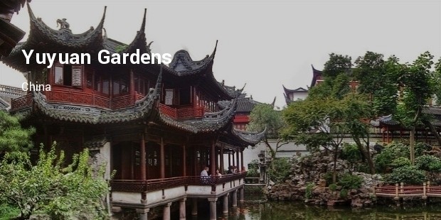 yuyuan gardens, china