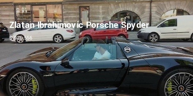 zlatan ibrahimovic  porsche spyder