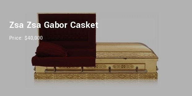 zsa zsa gabors casket