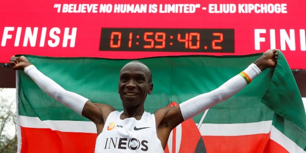 ELIUD KIPCHOGE’s 1:59:40.2-Marathon Run