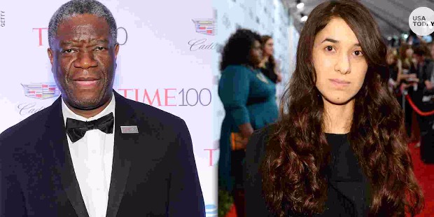 Dr. Denis Mukwege and Nadia Murad