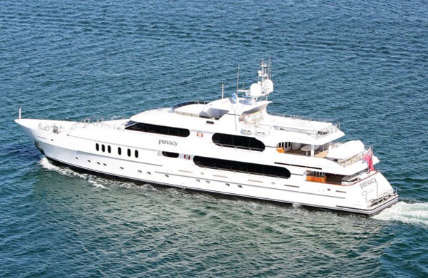 Tiger Woods Privacy yacht