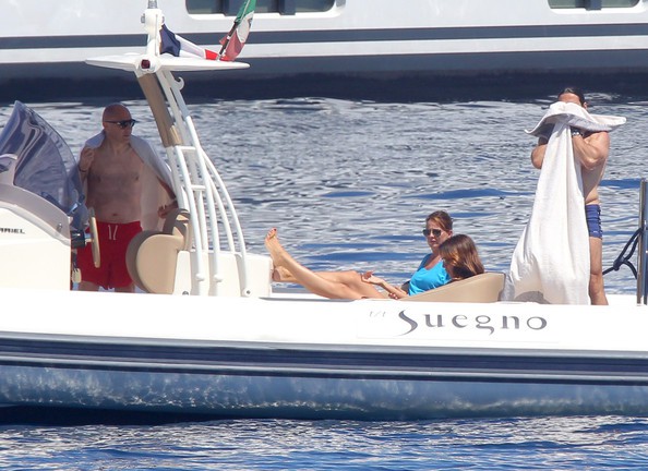 Silvio and his family on their Yacht