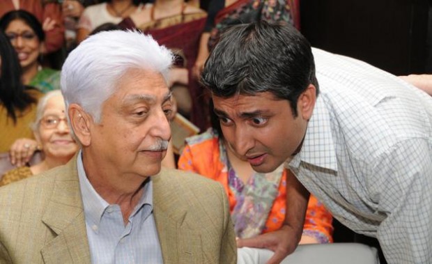 Azim Premji with his son Rishad Premji