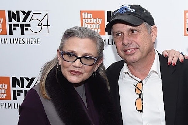 Carrie Fisher and her brother Todd Fisher